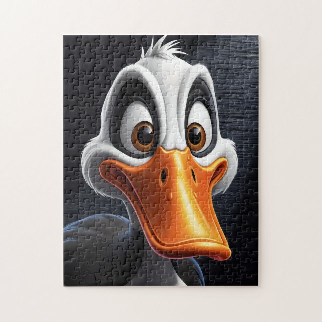 Puzzle Pato lindo. (Vertical)