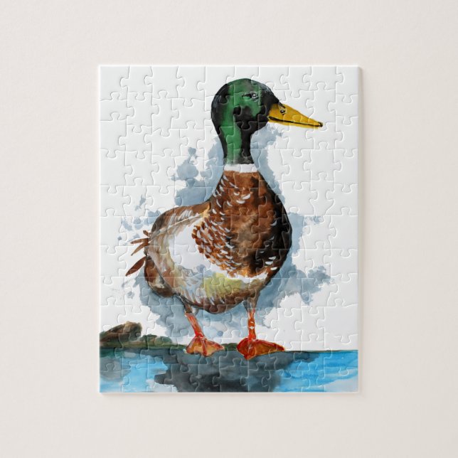 Puzzle Pato mallard masculino (Vertical)