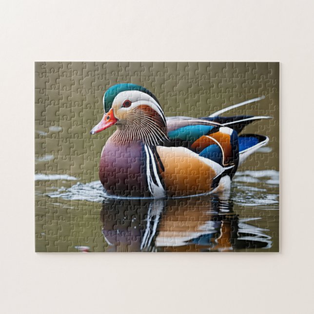 Puzzle Pato real vibrante (Horizontal)