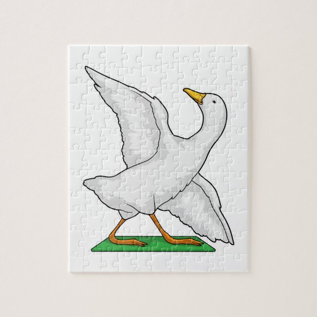 Puzzle Pato Yoga Meditación Fitness (Vertical)