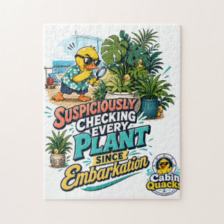Puzzle Patos de crucero revisando sospechosamente plantas