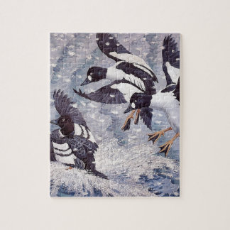 Puzzle Patos de los Goldeneyes de Charles Tunnicliffe