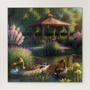 Puzzle Patos en el estanque