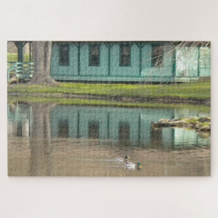Puzzle Patos en Pond @Goodwin Park Hartford