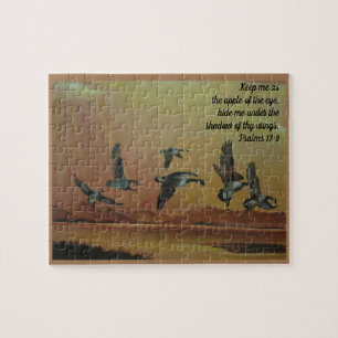 Puzzle Patos volando