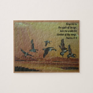 Puzzle Patos volando