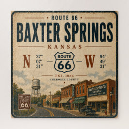 Puzzle Patrimonio Histórico de la Ruta 66 en Kansas
