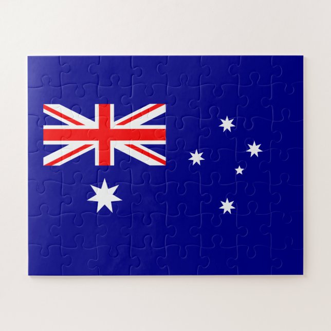 Puzzle Patriotic Australian Flag (Horizontal)