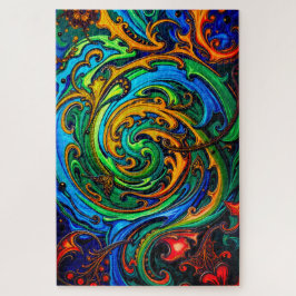 Puzzle Patrón abstracto con Swirls