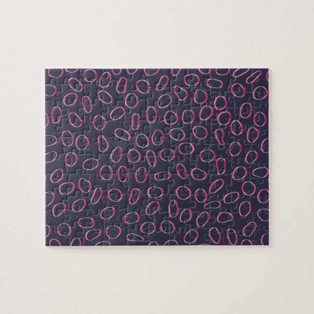 Puzzle Patrón abstracto de desafío único (Horizontal)