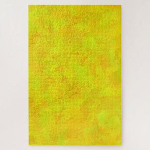Puzzle Patrón abstracto de naranja verde amarillo