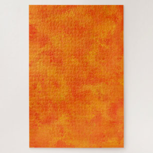 Puzzle Patrón abstracto naranja