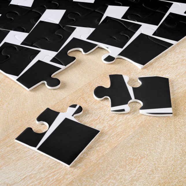 Puzzle Patrón abstracto negro (Lado)