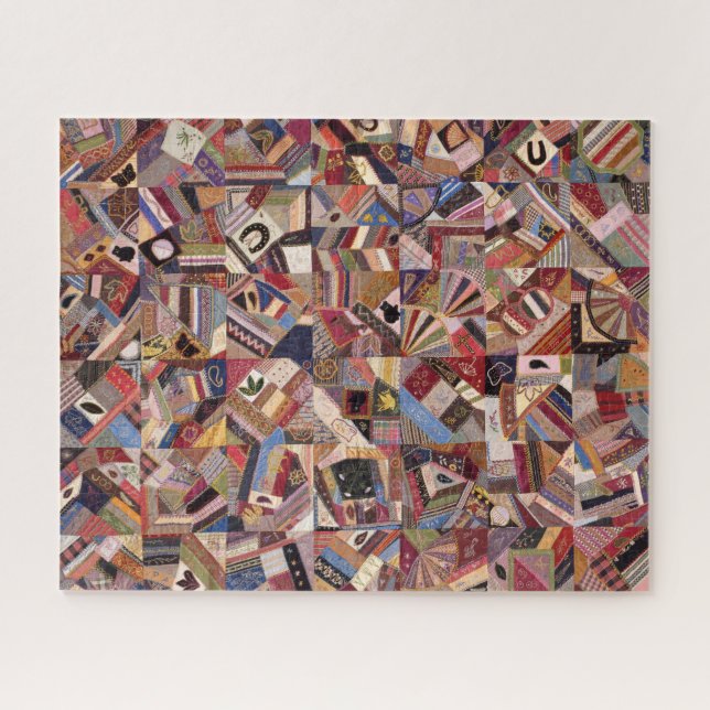 Puzzle Patrón antiguo de bobo loco - Diversión de artesan (Horizontal)