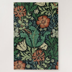 Puzzle Patrón Art Nouveau floral William Morris Compton