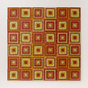 Puzzle Patrón cuadrado de grano