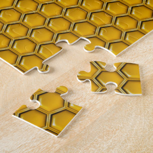Puzzle Patrón de abeja de cuello de abeja