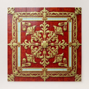 Puzzle Patrón de adorno oriental