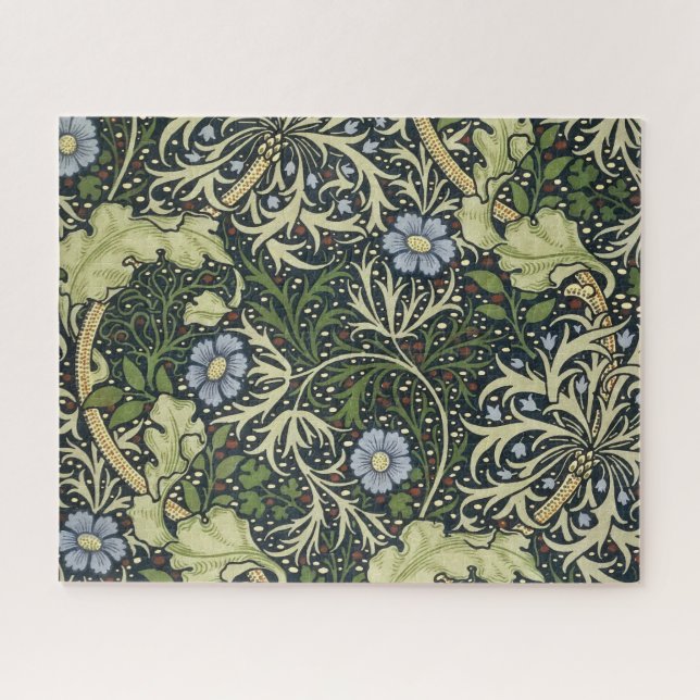 Puzzle Patrón de algas marinas William Morris Arte de cos (Horizontal)