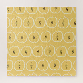 Puzzle Patrón de Apple Vintage: Diseño de fondo de escrit