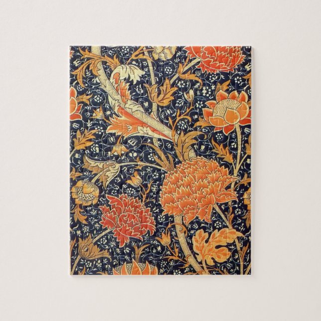 Puzzle Patrón de Art Nouveau floral William Morris Cray (Vertical)