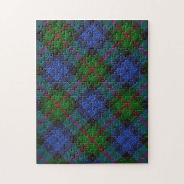 Puzzle Patrón de Baird Tartan Plaid (Vertical)