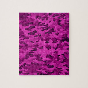 Puzzle Patrón de Camuflaje Violeta