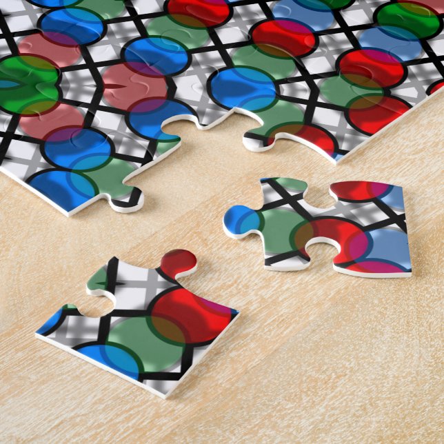 Puzzle Patrón de canicas de mandala (Lado)