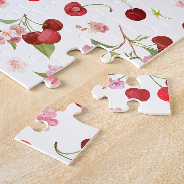 Puzzle Patrón de Cereza 1 (Lado)