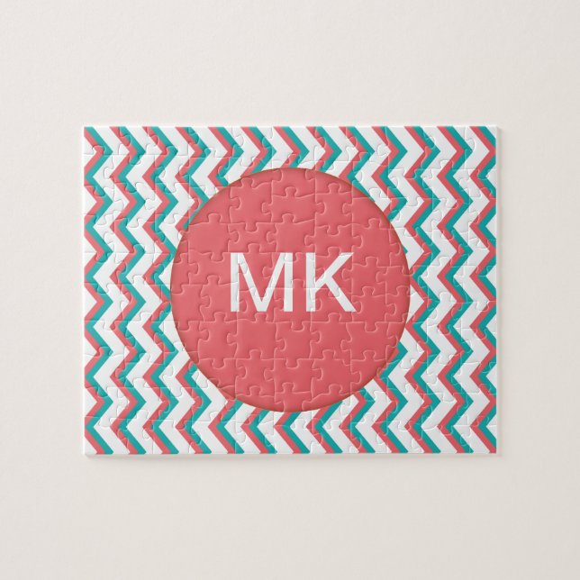 Puzzle Patrón de cheurón del suroeste (Horizontal)