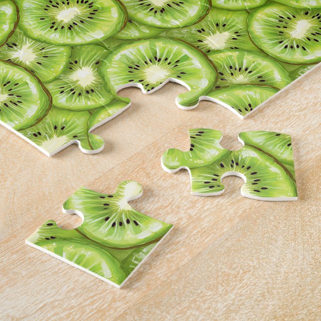 Puzzle Patrón de corte de Kiwi (Lado)