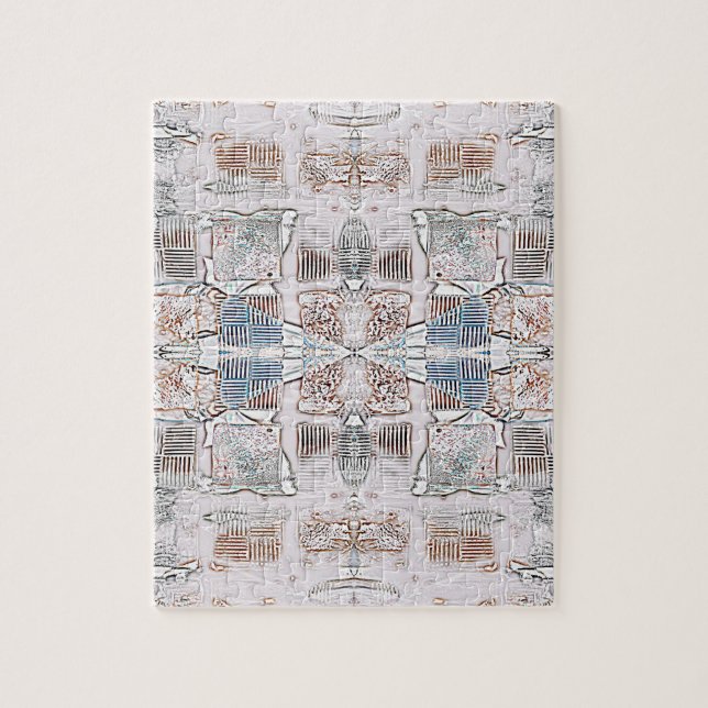 Puzzle Patrón de cuadrados (Vertical)