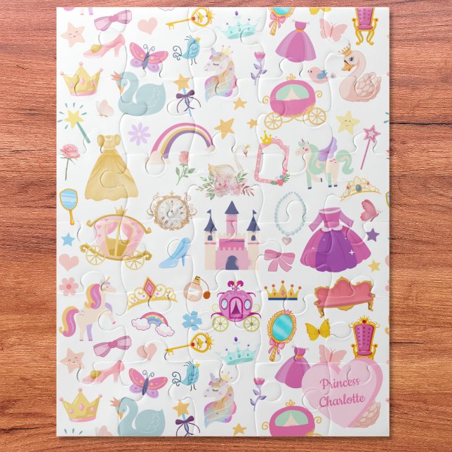 Puzzle Patrón de cuento de hadas de la princesa Niña (Subido por el creador)