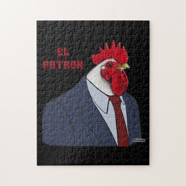 Puzzle Patrón de El Gallo (Vertical)