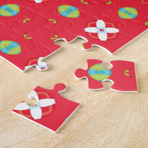 Puzzle Patrón de encanto navideño 02 -
