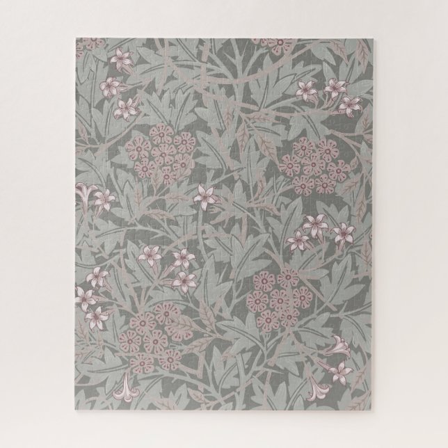 Puzzle Patrón de Flor de Jazmín de William Morris (Vertical)