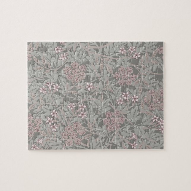 Puzzle Patrón de Flor de Jazmín de William Morris (Horizontal)