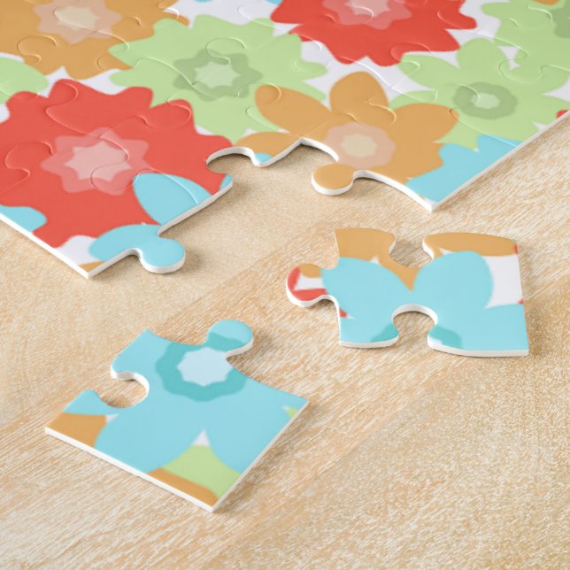 PUZZLE PATRÓN DE FLORES (Lado)