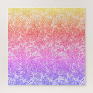 Puzzle Patrón de flores de cosecha