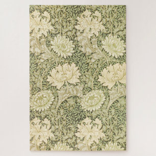Puzzle Patrón de flores de crisantemo (por William Morris