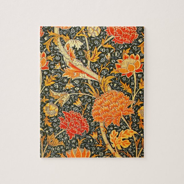 Puzzle Patrón de flores de fondo de escritorio William Mo (Vertical)