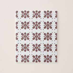 Puzzle Patrón de flores de Mandala