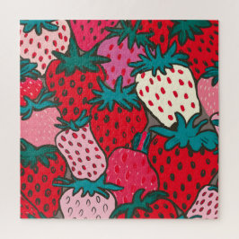 Puzzle Patrón de fresa