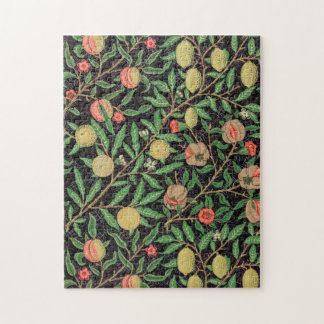 Puzzle Patrón de frutas vintage de William Morris