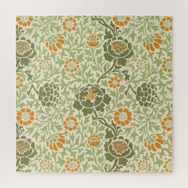Puzzle Patrón de grafton (por William Morris) (Vertical)