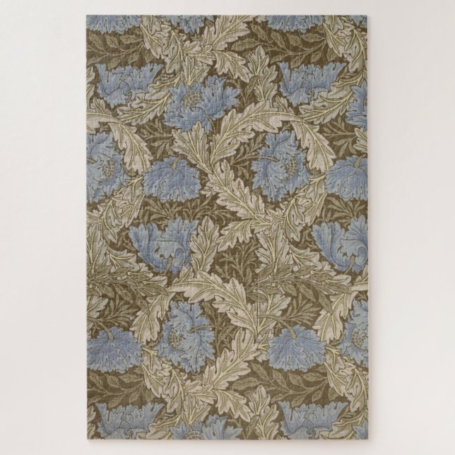 Puzzle Patrón de guirnalda azul (de William Morris) (Vertical)