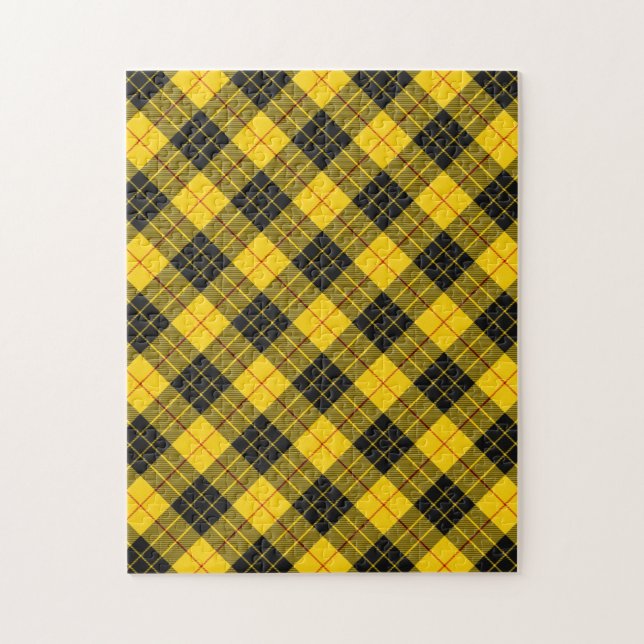 Puzzle Patrón de MacLeod Tartan Plaid (Vertical)