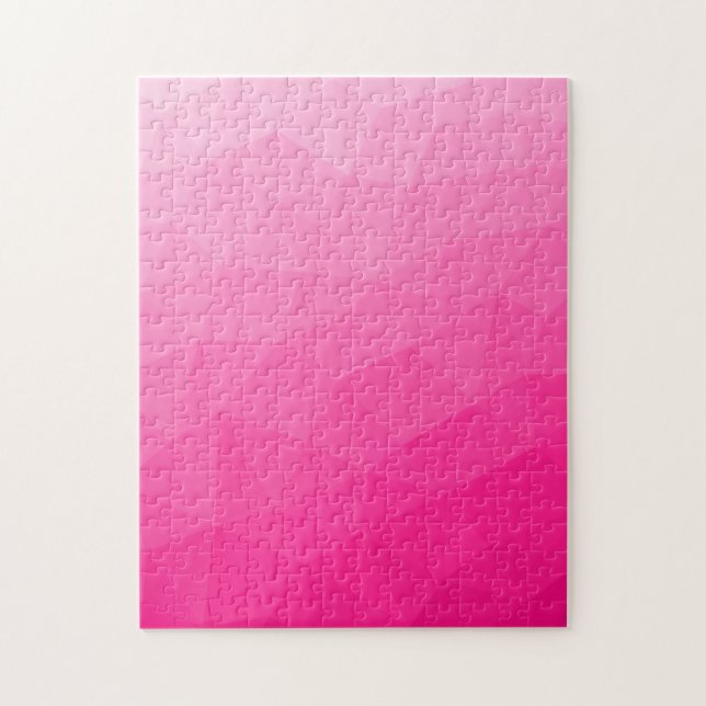 Puzzle Patrón de malla geométrica con gradiente rosa cali (Vertical)