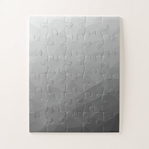 Puzzle Patrón de malla geométrica de gradiente gris