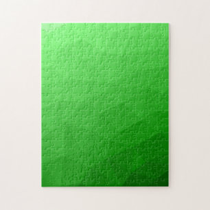 Puzzle Patrón de malla geométrica de gradiente verde Triá